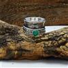 Handmade Fantastici Verde Onice Gemma 925 Argento Sterling Spinner Handmade Anello