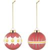 Alessi - Set di 2 Palla - Ø 6 cm Delight - Rosso - Vetro soffiato a bocca - Designer Nika Zupanc