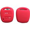ELLENNE Guscio Chiave ROSSO Cover per Toyota AYGO Yaris RAV4 Silicone TOY45