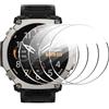 Rojeuinn Pellicola Protettiva in Vetro Temperato da 4 Pezzi per Amazfit T-Rex Ultra 2 con Strumento di Installazione Facile, Senza Bolle, AntiGraffio