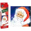 Grafix Dipinto con diamanti Babbo Natale, 30 x 30 cm