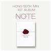 HONG SEOK MIN [NOTA] 1° CD ALBUM + fotolibro + 4 cartoline K-POP SIGILLATO