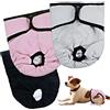 MEYDLL Confezione da 3 Pannolini per Cani Riutilizzabili, Pannolini per Cani Super Assorbenti, Pannolini per Cani Lavabili Ed Ecologici, Mutandine Assorbenti per Donna