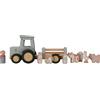 Little Dutch Trattore in legno FSC 7149 con ciondolo - Little Farm verde