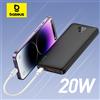 Baseus Airpower 20W Power Bank 20000mAh Ricarica Rapida per iPhone 17/16/15/14/13/12 Xiaomi Batteria Esterna