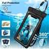 smvp Custodia Impermeabile Trasparente in PVC per Telefono con Touchscreen Luminoso e Chiusura Ermetica per Nuoto, Immersioni, Sorgenti Termali e Rafting
