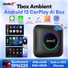 CarlinKit Android 13 CarPlay Ai Box Wireless CarPlay Android Auto con Chip Qualcomm 8-Core per IPTV Netflix Play Store Smart Car Box