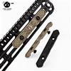 NONE Copertura Modulare Tattica per Rail V1/V2/V3 MRC per Sistema Mlok Keymod, Stampa 3D in Polimero di Nylon, Stile Irregolare, Accessorio AR