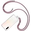 COCASES - Cordino per telefono da appendere con 2 toppe trasparenti (rosso/blu cubo)