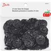 Dritz Bottoni automatici da cucire, nero, taglia 10, 48 ct