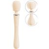 beau coeur Taviro Big Wand Massager White