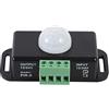Qiilu Piccolo 12v Sensore di Movimento 8 × 5 × 5 Dc 12v 24v Sicurezza del Corpo Sensore di Movimento a Infrarossi Pir Interruttore Rivelatore per Striscia Luminosa a Led-sensore di movimento per l