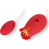 FERRARI HUB Srl Afrodite - Sex Toy Multi-Funzione di Alta Qualità con Suzione e Vibratore Ovetto