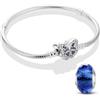 HappyStar Bracciale Donna Argento 925, Bracciali Bead Charm Da Donna,Braccialetto in Argento Sterling con chiusura Regali per donne.