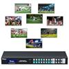 Yinker Switch a matrice HDMI 4K, 8 x 8, con controllo Web e estrattore audio da 3,5 mm, 4 K a 30 Hz, montaggio su rack, HDMI Matrix Switcher 8 in 8 Out, supporta HDCP EDID RS232 IR Remote