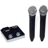 Samson XPD2m - 2.4 GHz sistema radio digitale portatile doppio canale, batteria 20 ore, portata 30 m, per PA, palcoscenico e lezioni dal vivo