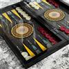 Senza marchio Set Backgammon Fatto a Mano X Grandi Dama da 19,6" Legno ART Board 🎁 Idea...