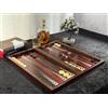 Senza marchio Set Scacchi Backgammon X Grandi Dama da Tavolo Gioco in Legno 19,6" 3 in 1...