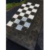 Senza marchio Set Backgammon di Lusso Fatto a Mano X Grandi Dama in Legno 19,6" 🎁 Idea...