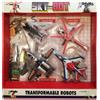 SKY-BOT Transformable Robots Set Vintage GLOBO style Transformers Bootleg NEW 80