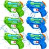 Doviden Pistole Acqua per Bambini Doviden_Mini Pistola Acqua Portatile Gittata 7m, Confezione 6 Pezzi, Giochi Acqua Estivi per Piscina, Spiaggia, Giardino, Feste, Regalo per Bambini e Bambine 3-7 Anni