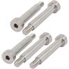 uxcell Sourcingmap® 304 in acciaio INOX esagonale bullone a spalla spalla di 10 mm Diametro 50 mm Lunghezza spalla filetto M8 pezzi