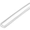 PATIKIL Guarnizione In Gomma, Profilatura A U Flessibile Protezione Bordo Impermeabile Antirumore Per Porte Auto In Lamiera, Adatta A 1/64 (1mm), Lunghezza 9.84 Piedi, Trasparente