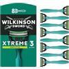 Wilkinson Sword Rasoio Usa e Getta X3 Disposable Sensitive - Confezione da 8 Pezzi