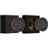 Monitor Audio Altoparlanti stereo anteriori Monitor Audio montati sulla parete accanto al TV
