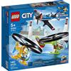 LEGO City Air Race 60260 Flying Helicopter Toy, Features 2 Ripcord Helicopters, Stunt Plane Aircraft Toy, 2 Pylons, Plus Rivera, Xtreme and Vitarush Pilot Minifigures, New 2020 (140 Pieces)