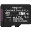 KINGSTON TECHNOLOGY micSDXC Kingston Technology 256GB Canvas Select Plus Gen3 150R A1