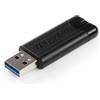 VERBATIM Pendrive Verbatim PinStripe 16 GB USB A 3.2 nero