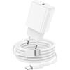 Jeenek Caricabatterie rapido cavo per iPhone 14 13, caricatore originale USB C 20 W con cavo di ricarica USB c a Lightning 2 m certificato Apple per iPhone 14 13 12 11 Plus Pro Max SE XR XS X 8/7/6/se/iPad