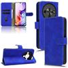Generico Custodia Compatibile con ZTE Blade A76 5G Z2469N Custodia COVER stand flip LIBRO gel PORTAFOGLIO Protezione display antiurto antigraffio magnetica eco pelle porta carte vano card (Blu)