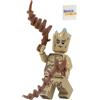 LEGO Supereroe: Groot Mini statuetta con braccia estese