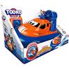 Silverlit Tooko JUNIOR Telecomando Barca Ruota A Terra E Niente In Bagno - Portata 5 Metri - Terra/Acqua - Batterie Non Incluse - Giocattoli per Bambini da 3 Anni - Blu/Arancione - 81122