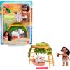 Mattel Disney Moana 2 Simea & Pua Bathtime Fun Playset con bambola alla moda, amico animale, vasca e oltre 10 accessori, giocattoli ispirati al film