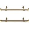 Rod Desyne - Asta laterale per tenda, 30,5-50,8 cm, colore: Oro chiaro