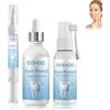 OPEIXSAYKOC Gel Gengivale+Gocce per Crescita Delle Gengive+Spray Trattamento dei Denti