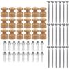 OASHISU 18 pz Isolatori in porcellana per installazione con cavo, bronzo