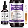 herlosfeel Melatonina Cane Gatto 120 ml, Integratore Liquido per Cani e Gatti, Gocce Anti Stress e Calmanti Naturali, Supporto per Relax e Riposo, Aiuta il Benessere degli Animali, Formula ad Alta Assorbibilità