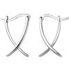 SLUYNZ Orecchini a cerchio da donna in argento Sterling 925, minimalisti, 2.1 centimètres, Argento sterling, Non pietra preziosa