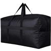 YiKitHom Borsone da viaggio extra large, nero oversize gigante, Nero Upg, L
