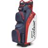 Titleist Cart 14 StaDry - Sacca da golf, colore: blu navy/rosso/bianco