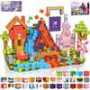 Crifeton Costruzioni Magnetiche per Bambini 150 PCS 2CM 3+ Giochi Cubi Magnetici Blocchi Magnetic Building Blocks Giocattoli Montessori a Partire da 3 4 5 6 7 8 9 10 11 12 Anni Regali di Compleanno