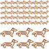 Winfred 40 pezzi Graffette Creative Stile Animale Fermagli per Carta in Design Cane, Fermagli Metallici Segnalibri per Documenti File Forniture come Decorazioni Ornamenti
