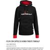 HONDA Felpa nera TRIBUTE TRANSALP HOODIE