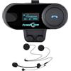 FreedConn TCOM-SC Interfono Moto Con Radio FM, Comunicazione Di Auricolare Bluetooth Per Casco Con Cancellazione Del Rumore, Wireless Universale Fuoristrada/Motociclo/Motoslitta