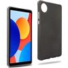 REY Cover in Gel TPU Nera per XIAOMI REDMI PAD SE 8,7, Ultra Sottile 0,33 mm, Morbido Flessibile, Custodia Silicone