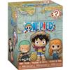 Funko Mystery Mini: One Piece - Straw Hat Crew - Monkey D. Luffy, Roronoa, Nami and more - 1 of 12 to collect - Styles may vary - Figura in vinile da collezione - Idea regalo - Prodotto ufficiale